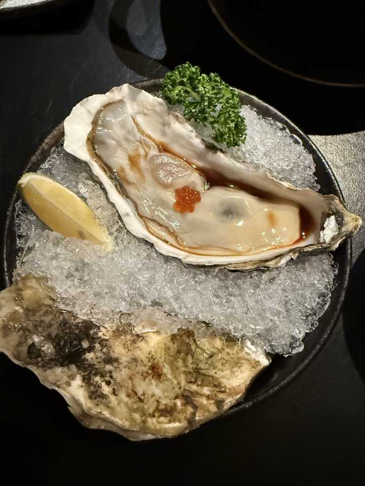 冰鎮生蠔特寫